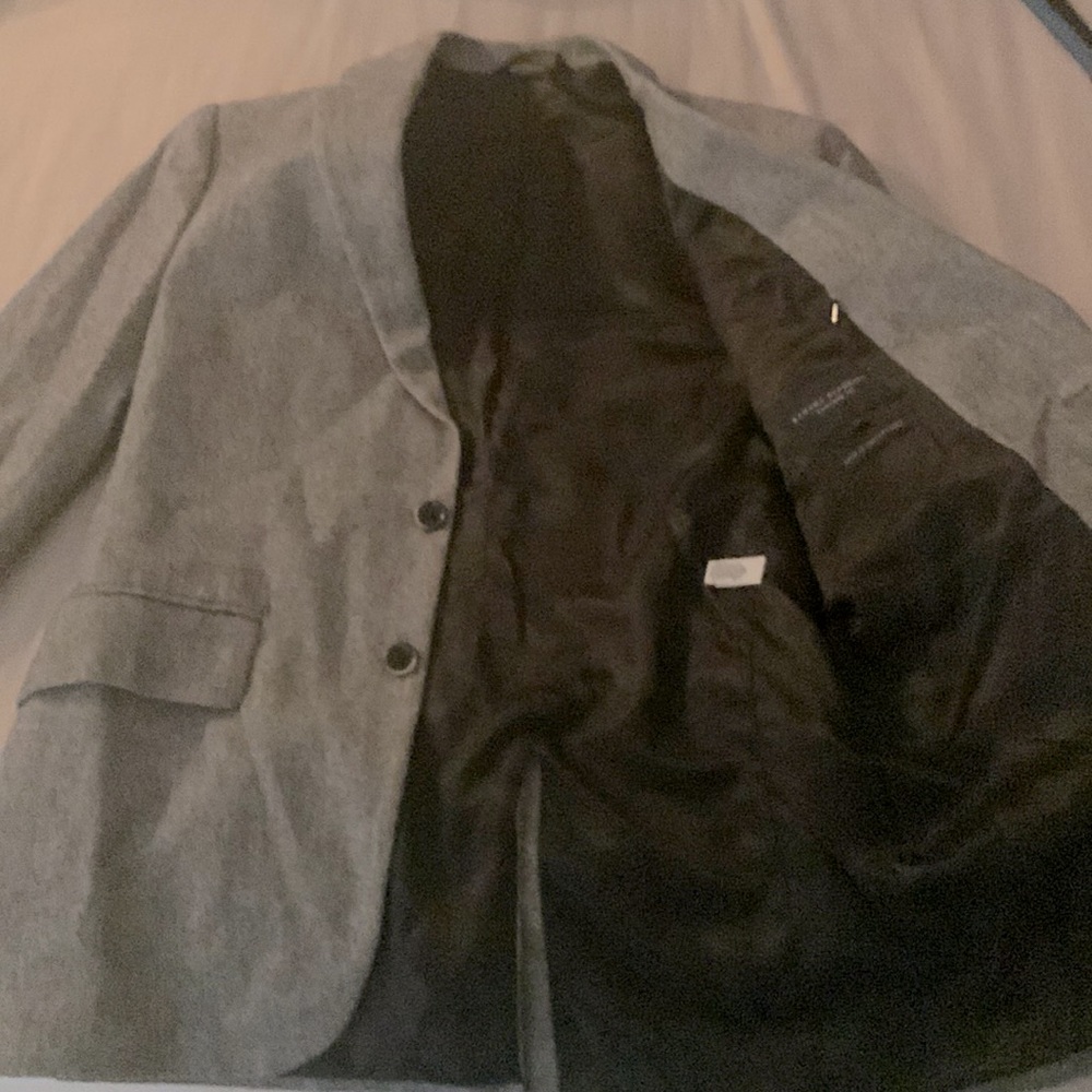 Banana Republic Heathered Gray Blazer, 38S
